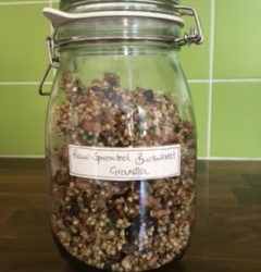 Raw Sprouted Buckwheat Granola
