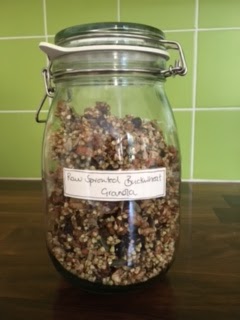 Raw Sprouted Buckwheat Granola