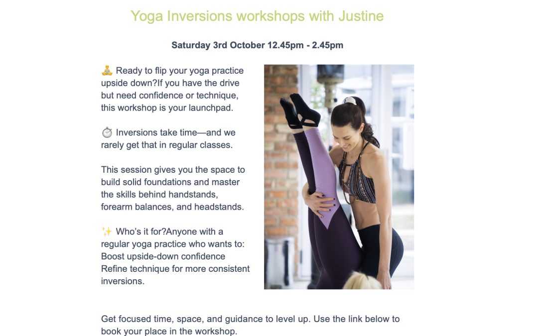 Autumn 2026 Workshops